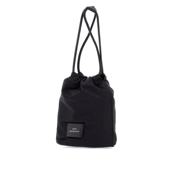 ANYA HINDMARCH Eyes Drawstring Pouch Women BLACK Handbags - Picture 3 of 4